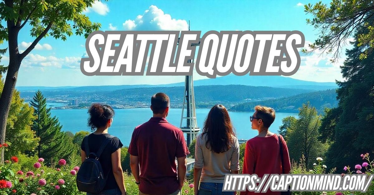 Seattle Quotes: Reflections on Life and Nature