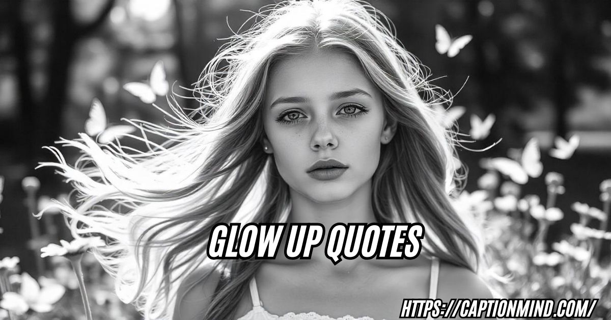 Glow Up Quotes for a Dazzling Transformation on IG"