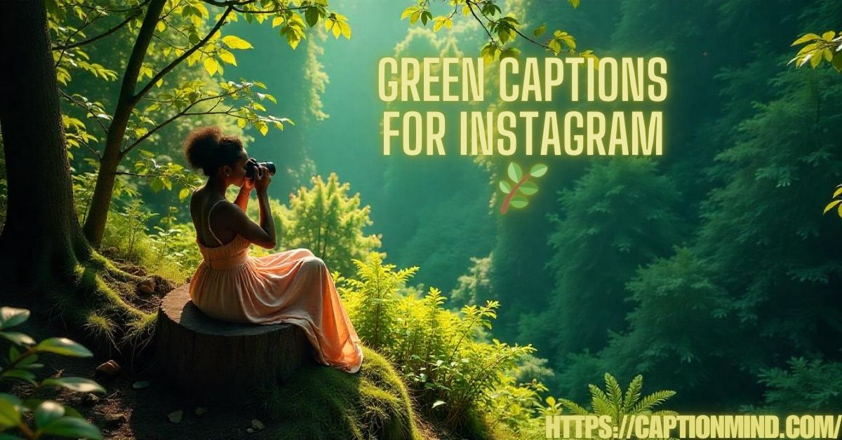 Green Captions for Instagram: Nature's Beauty in Every Shade 🌿