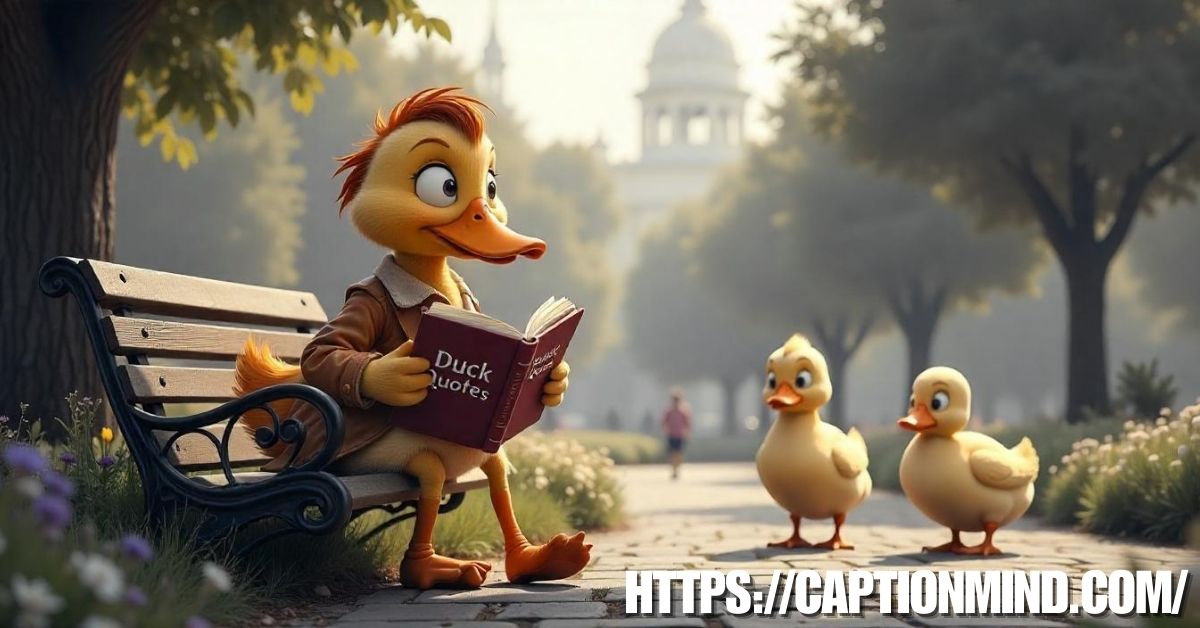 Duck, Quotes: Hilarious and Thoughtful Sayings About Ducks 