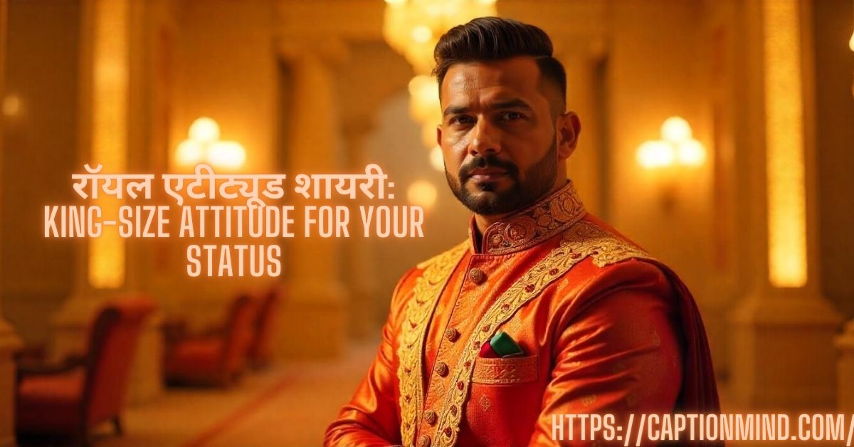 रॉयल एटीट्यूड शायरी: King-Size Attitude for Your Status