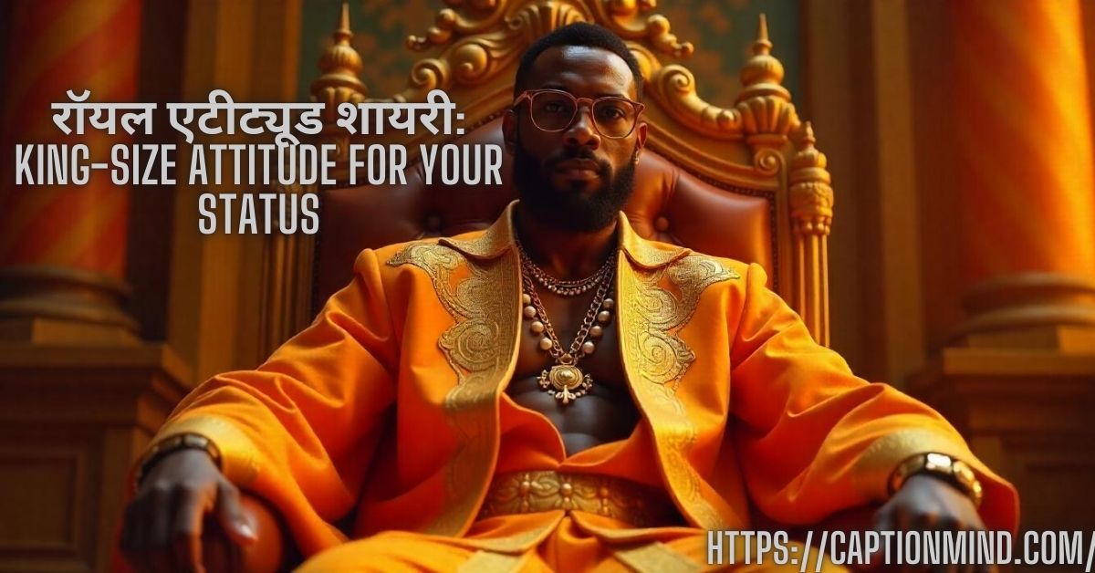 रॉयल एटीट्यूड शायरी: King-Size Attitude for Your Status