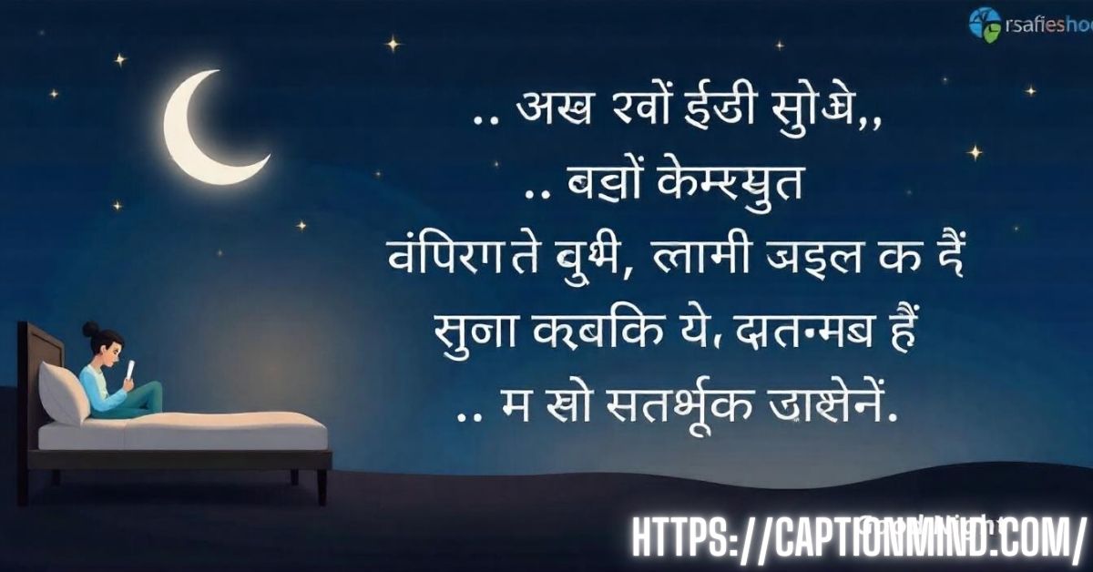 Positive Good Night Quotes in Hindi: Inspiring Thoughts Before Bed