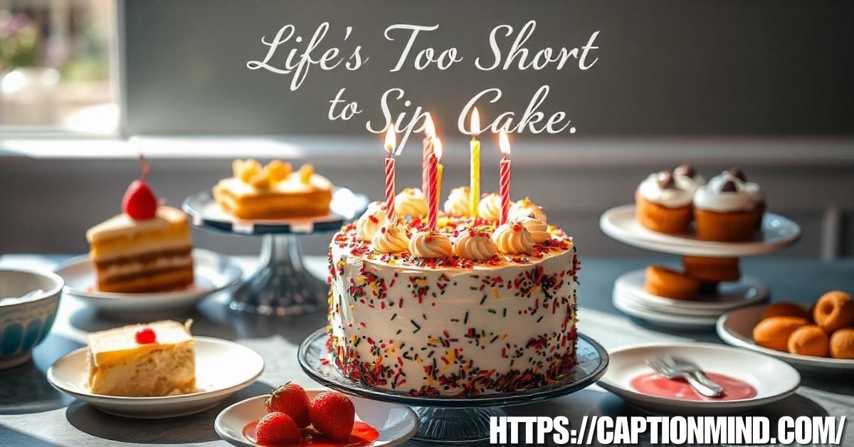 Cake Quotes for Instagram: Life’s Too Short to Skip Cake 🍰🌟