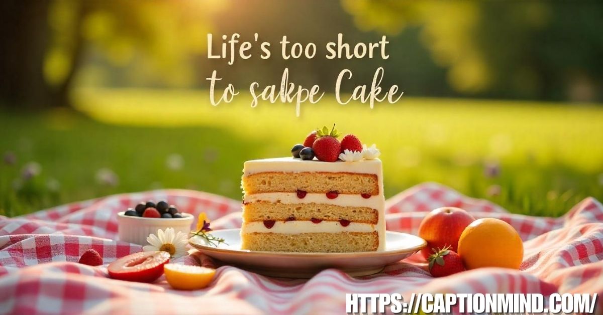 Cake Quotes for Instagram: Life’s Too Short to Skip Cake 🍰🌟