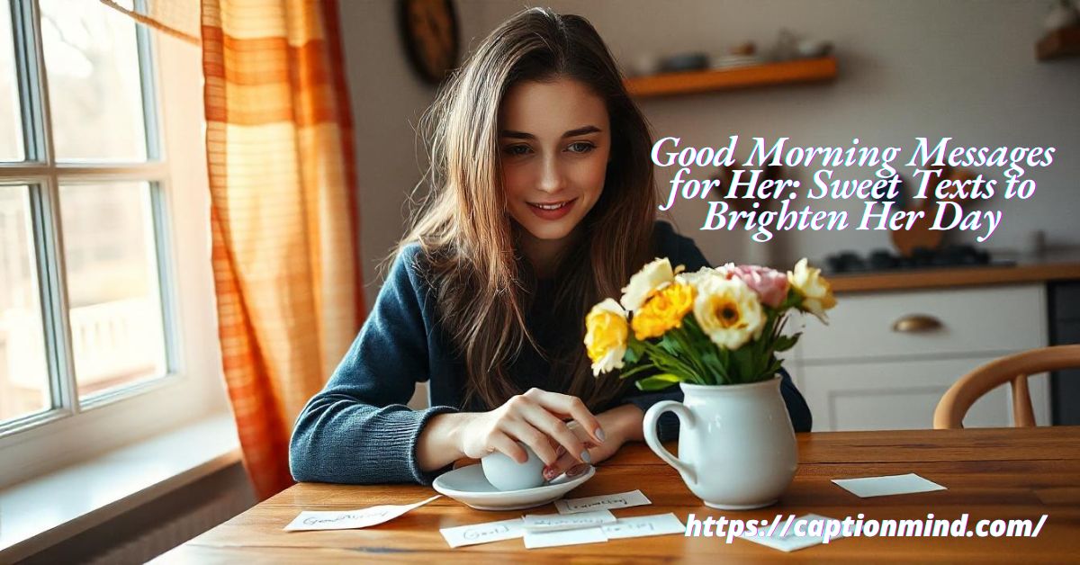 Good Morning Messages for Her: Sweet Texts to Brighten Her Day