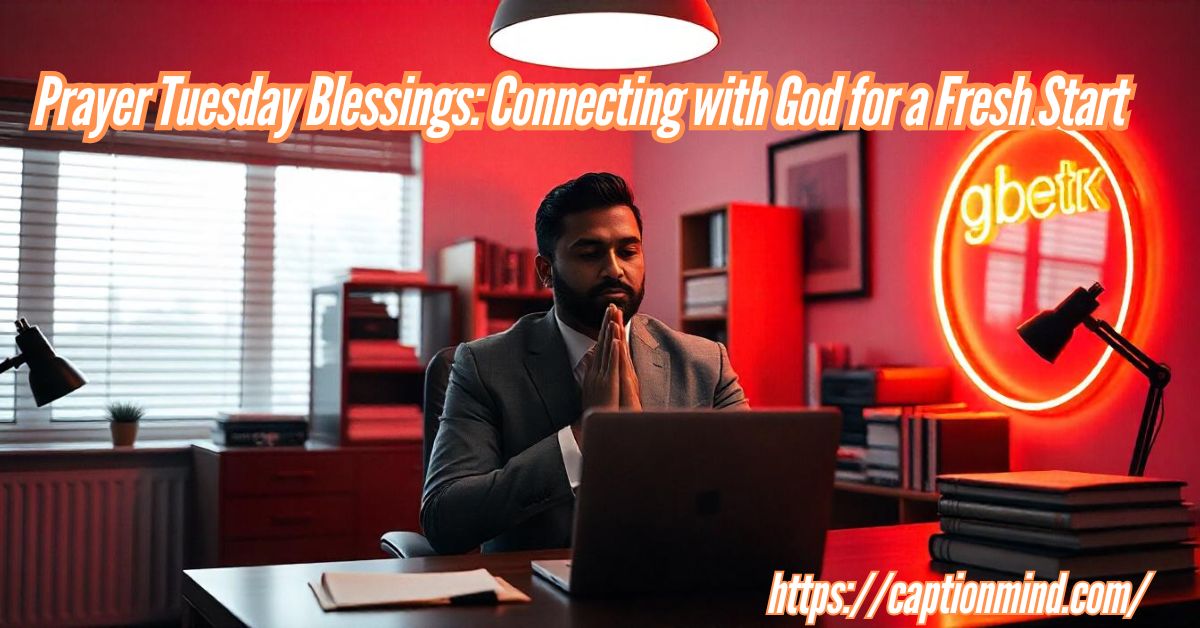 Prayer Tuesday Blessings: Connecting with God for a Fresh Start