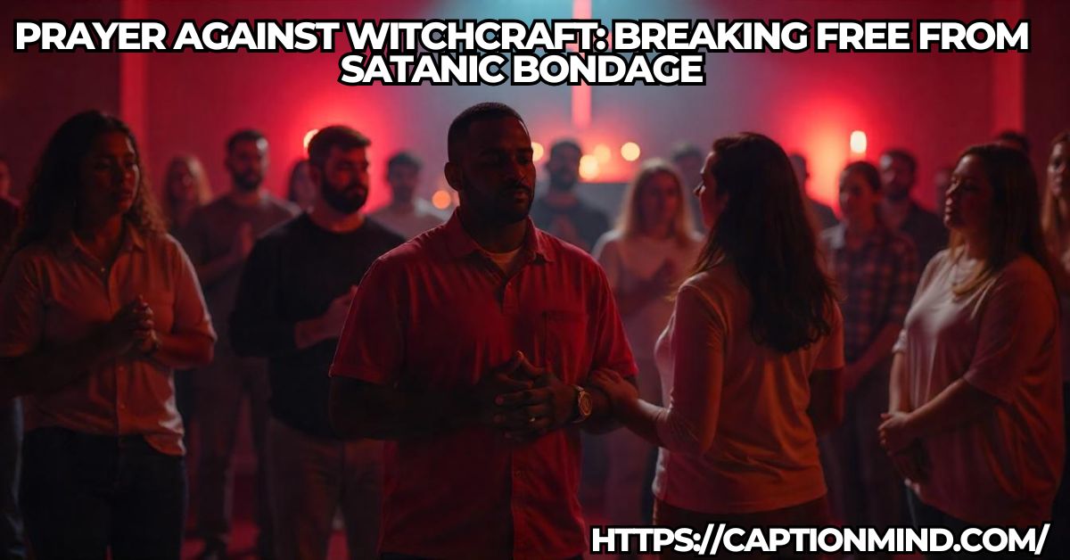 Prayer Against Witchcraft: Breaking Free from Satanic Bondage